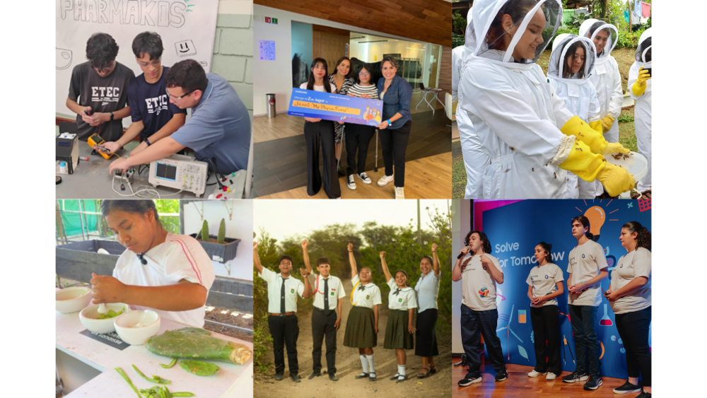 Jóvenes de América Latina aplican la metodología STEM para crear soluciones innovadoras en sus&nbsp;comunidades