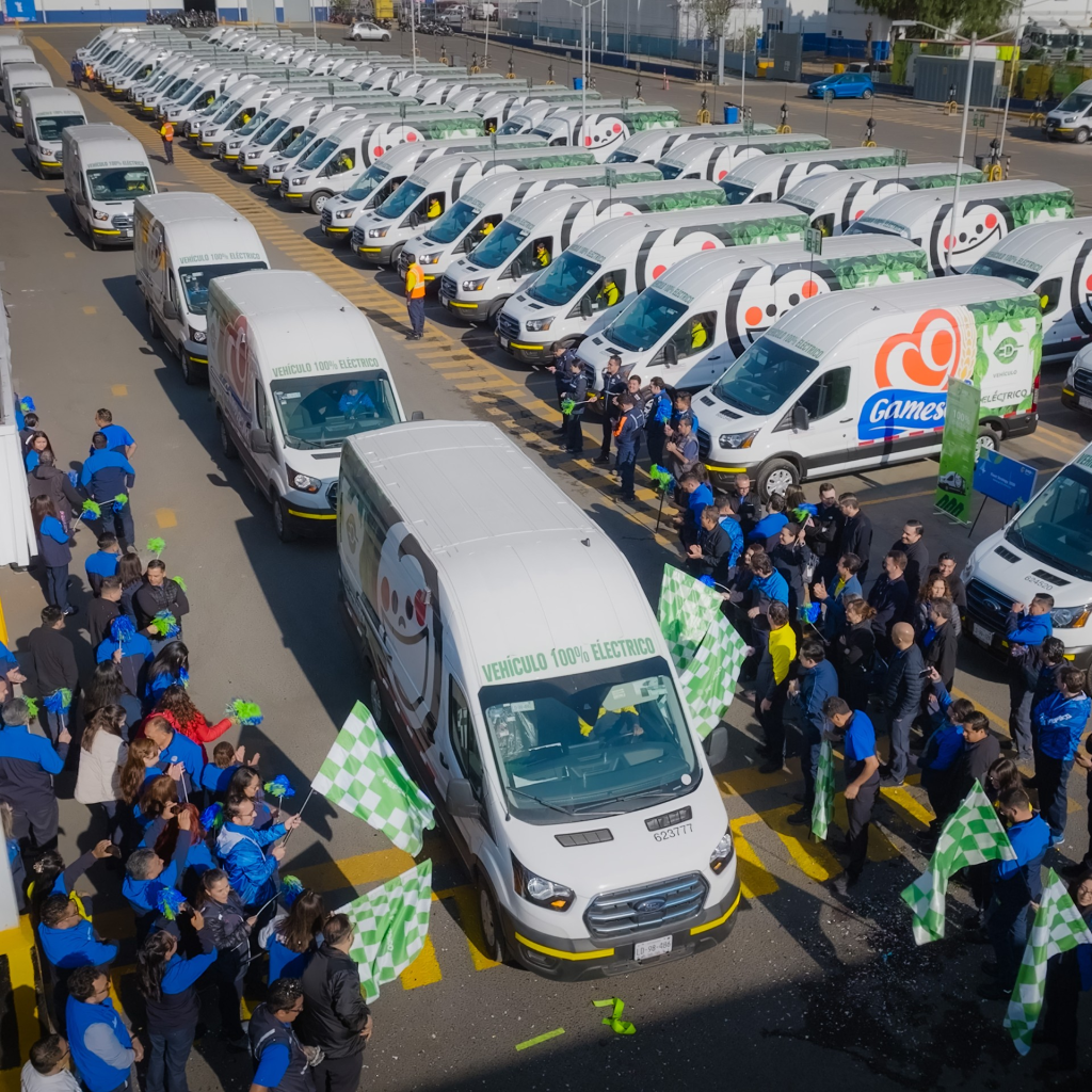 PepsiCo México incorpora 1,070 unidades de reparto eléctricas Ford a su&nbsp;flota