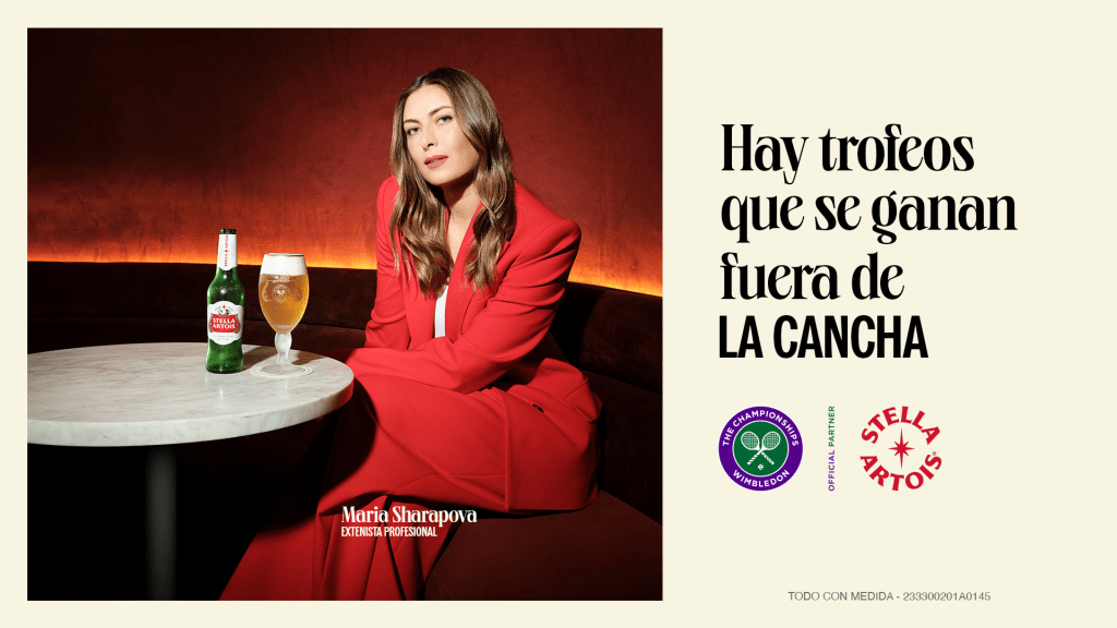 Stella Artois llega a Wimbledon como patrocinador oficial y presenta a Maria Sharapova como embajadora&nbsp;global