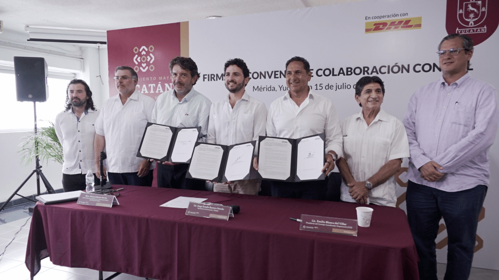 DHL Express México y la Secretaría de Economía y Trabajo del Estado de Yucatán firman convenio para fortalecer a las PyMEs&nbsp;locales