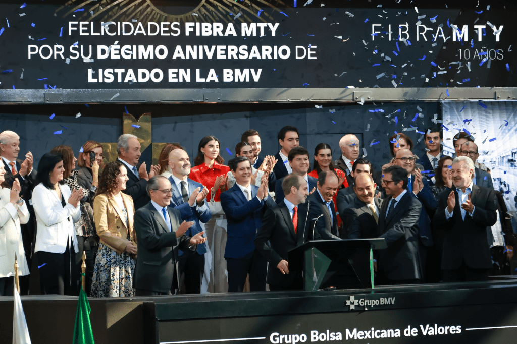 Fibra Mty celebra una década de crecimiento sostenible 