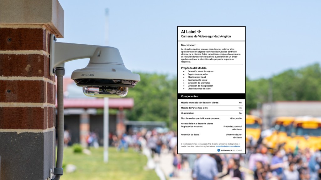 Motorola Solutions Presenta ‘Etiquetas Nutricionales De IA’, Una Primicia Para Productos De Seguridad Pública Y&nbsp;Empresarial