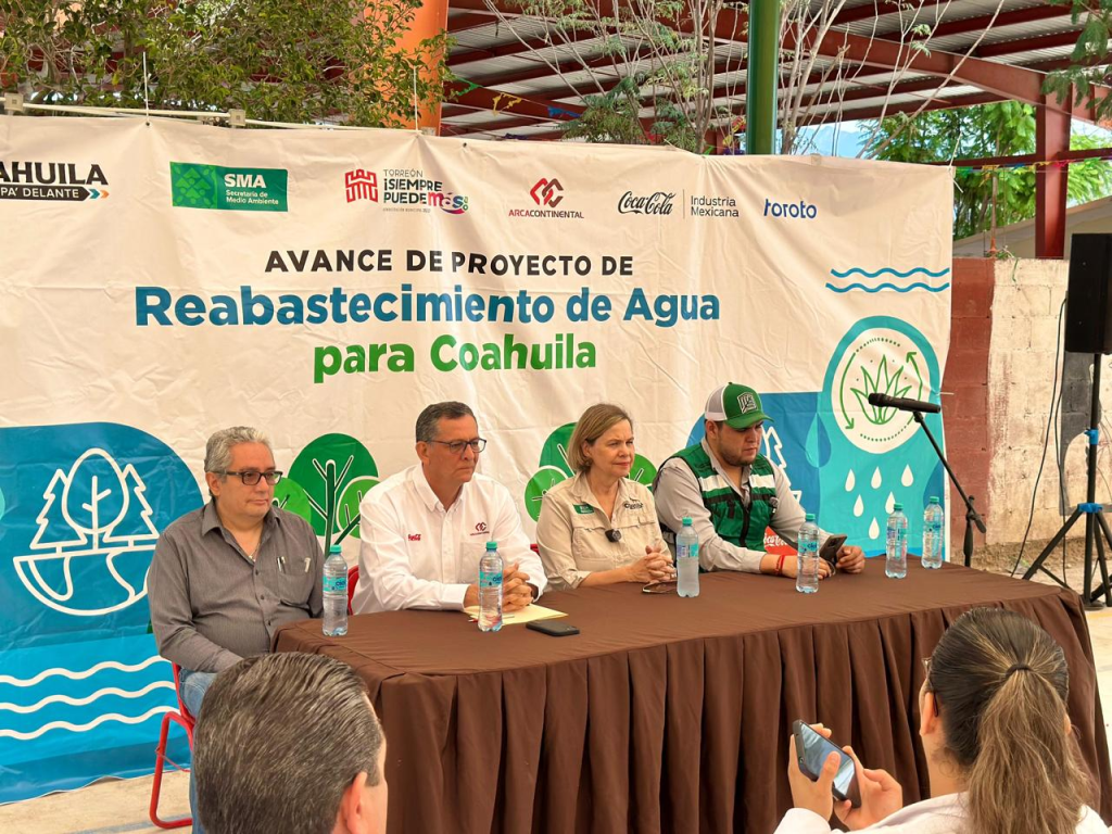 Reabastecerá Arca Continental más de 300 millones de litros de agua en Coahuila con&nbsp;reforestaciones